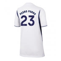 Camisa de Futebol Tottenham Hotspur Pedro Porro #23 Equipamento Principal Mulheres 2026-27 Manga Curta